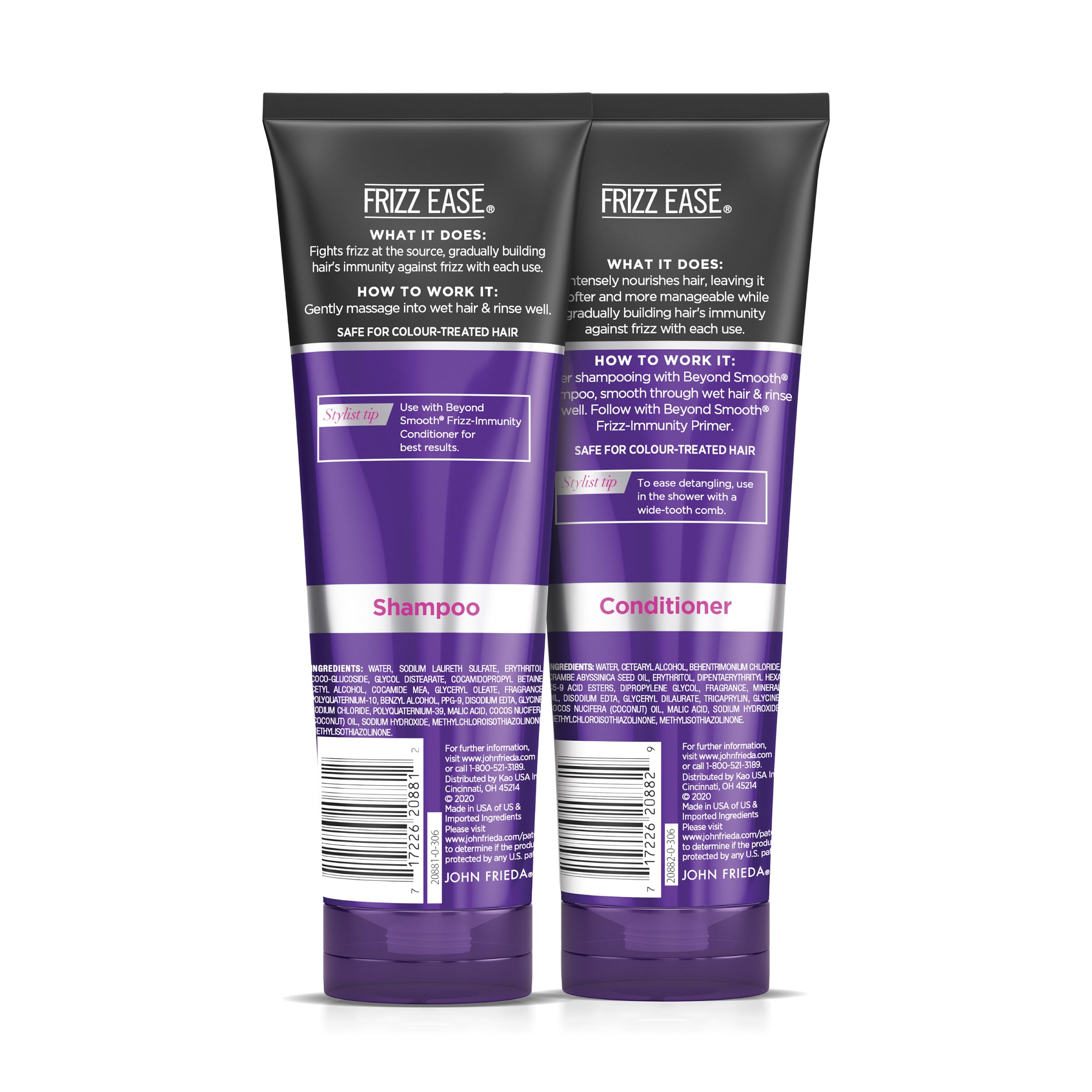 Paquete de dos productos John Frieda para rutina diaria de peinado