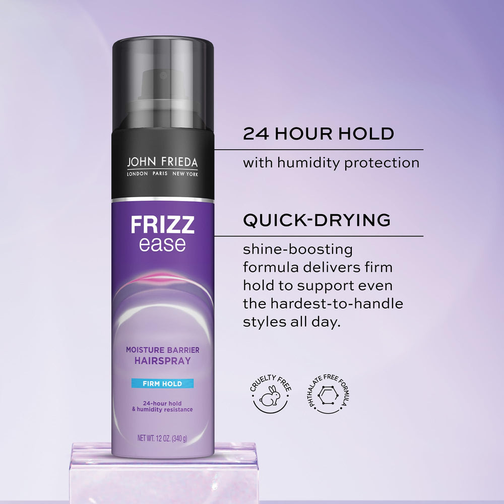 John Frieda Frizz Ease brillo instantáneo tras la aplicación.