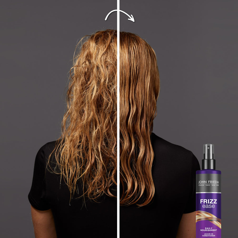 Cabello suave con brillo sin frizz gracias a Frizz Ease
