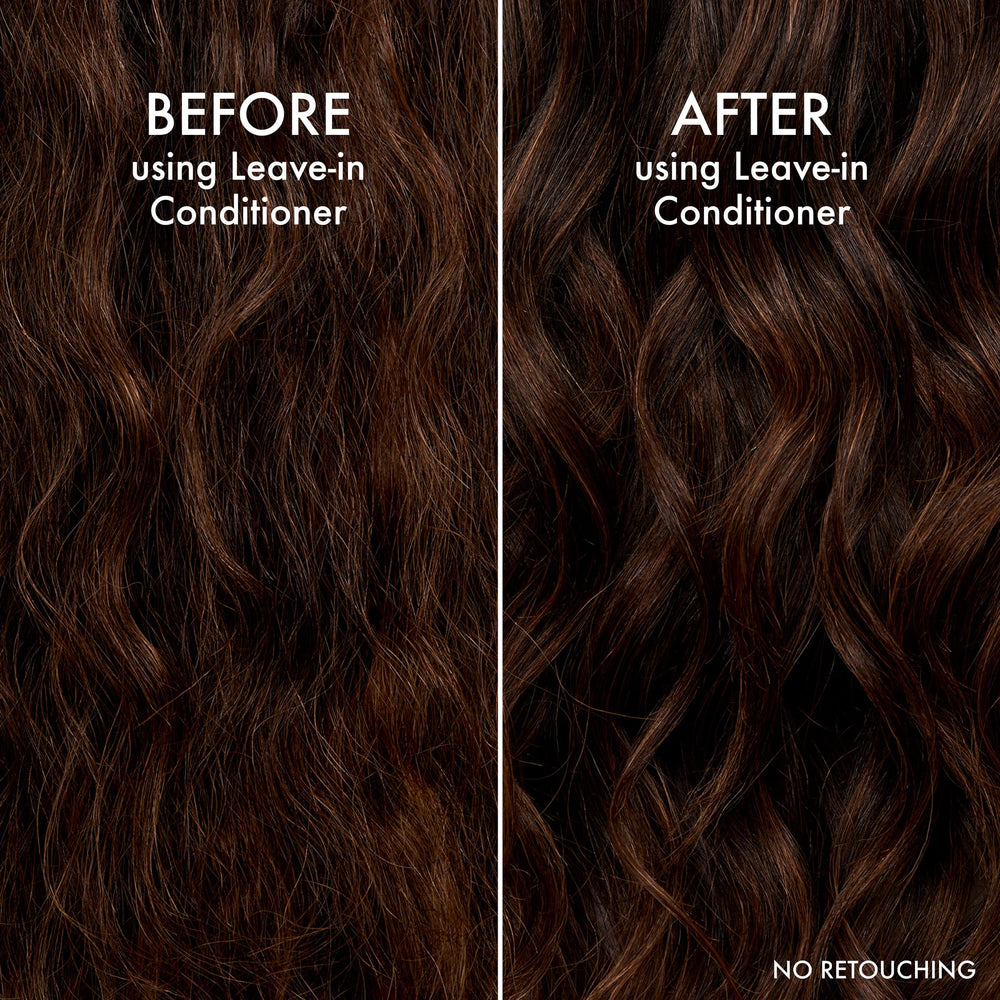 Daily-use Leave-In bottle ready for a streamlined morning routine.