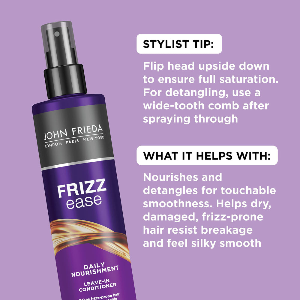 Desenredo más fácil con Frizz Ease de John Frieda al peinar