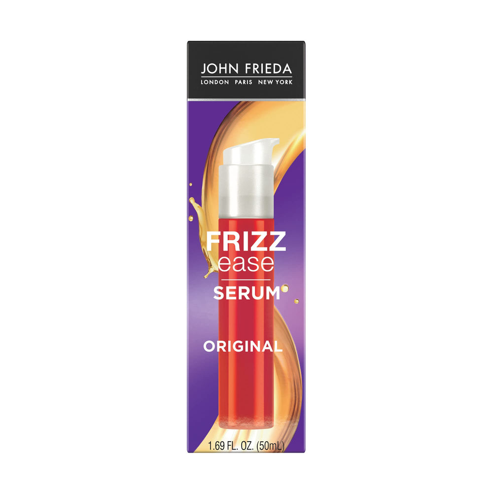 John Frieda Frizz Ease Original bottle with pour spout for easy frizz control.