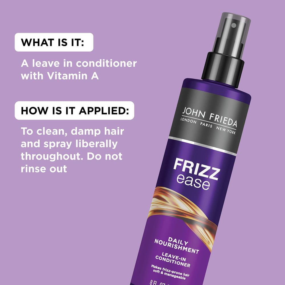 Protección contra calor para peinado suave con Frizz Ease