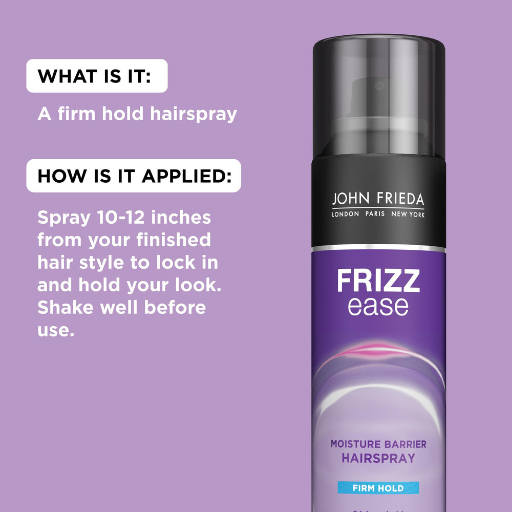 Protección contra calor de John Frieda Frizz Ease para peinados más saludables.