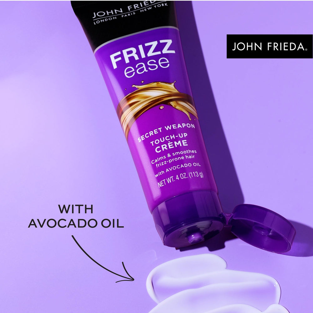 John Frieda Frizz Ease Secret Weapon controla frizz en días húmedos para un acabado suave