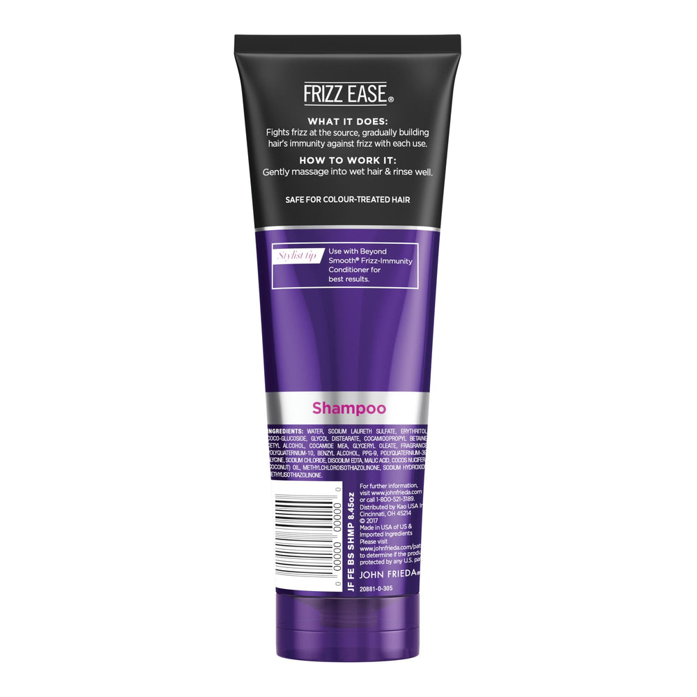 John Frieda Frizz-Immunity Shampoo, textura ondulada para cabello con volumen definido