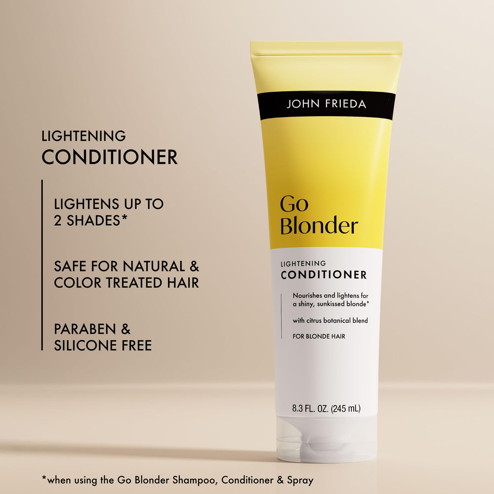 John Frieda Go Blonder Acondicionador, uso en cabello, distribución uniforme