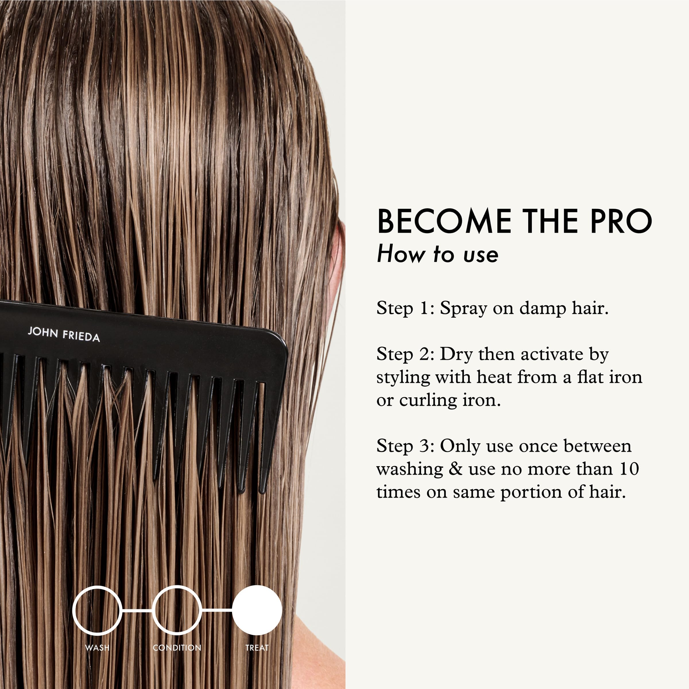 John Frieda Go Blonder Spray aclarador, complemento ideal junto al shampoo y acondicionador aclarador