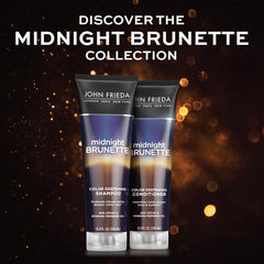 John Frieda Midnight Brunette: adecuado para cabello natural o teñido, intensifica el color.