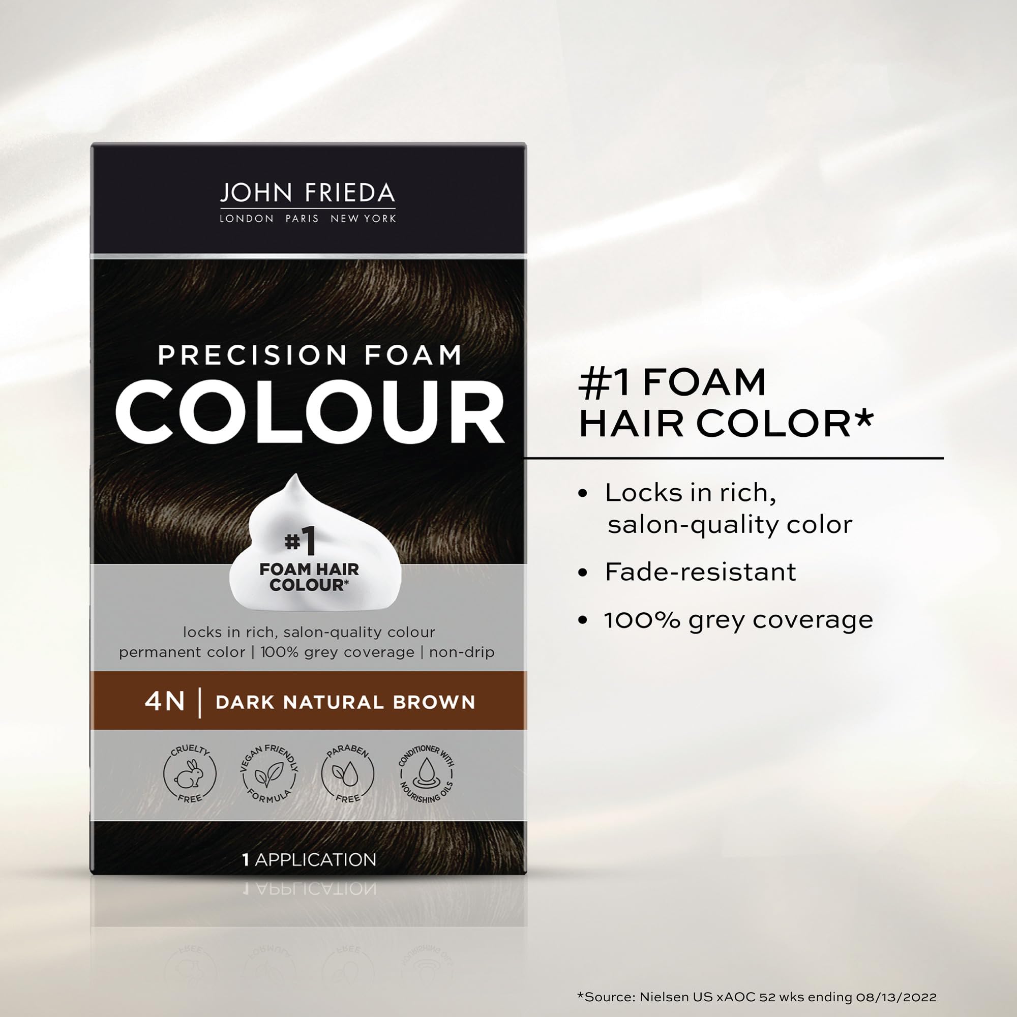 John Frieda after-color conditioner seals color and conditions hair