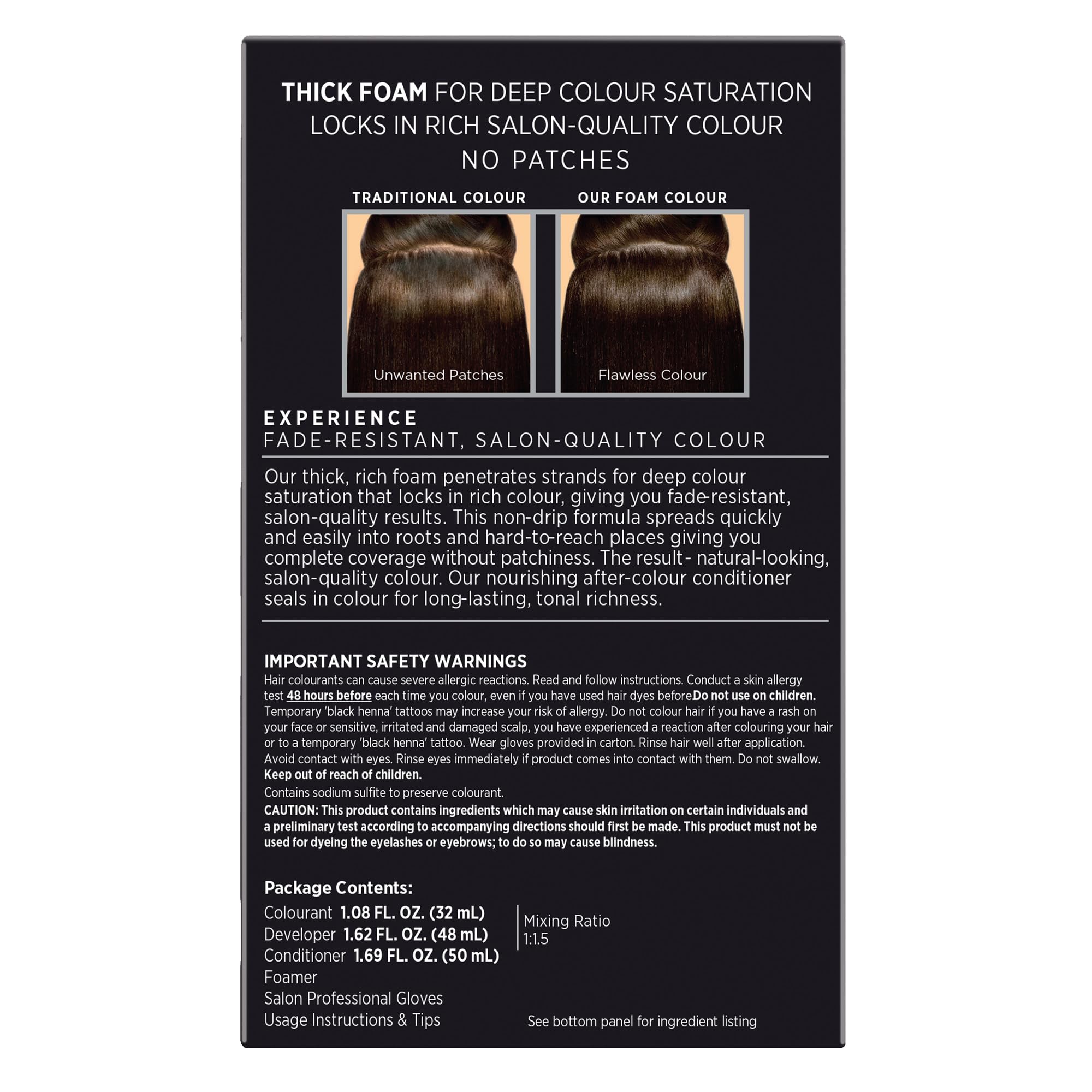 John Frieda Precision Foam Colour anti-fade formula preserves vibrancy
