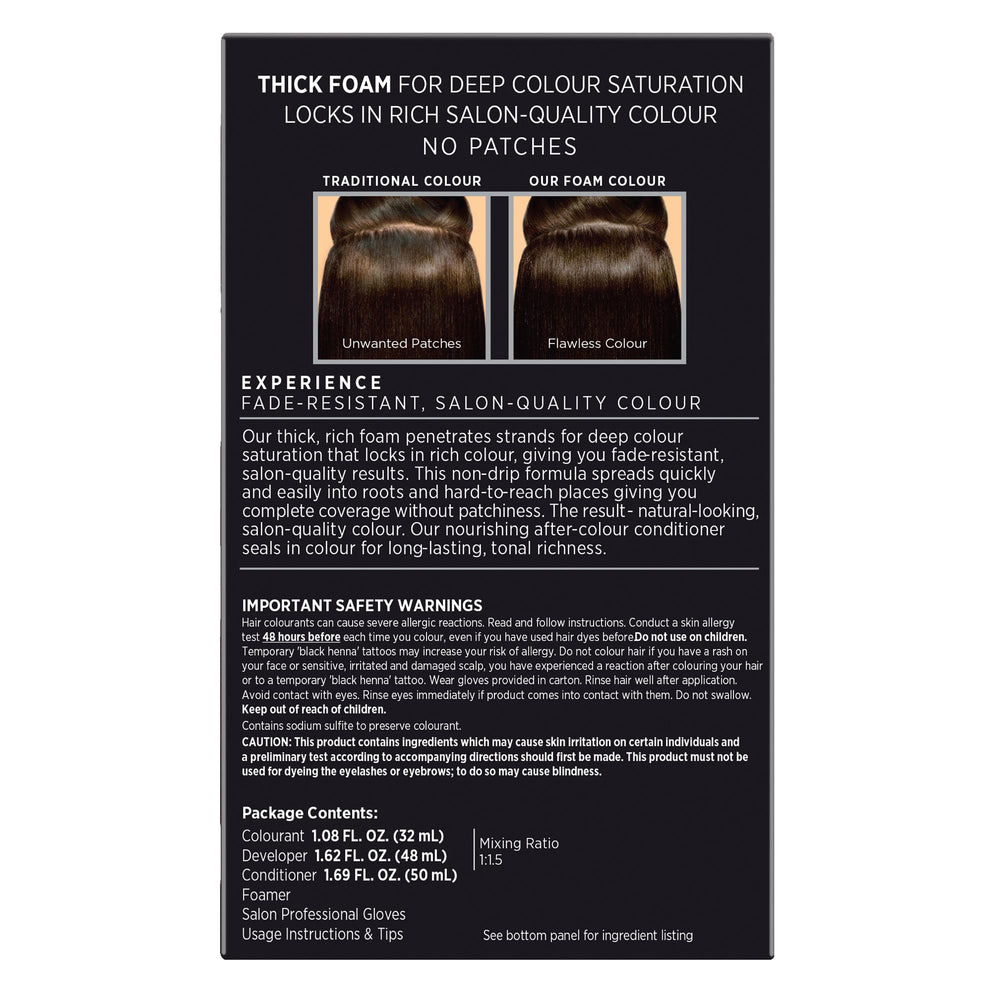 John Frieda Precision Foam Colour anti-fade formula preserves vibrancy