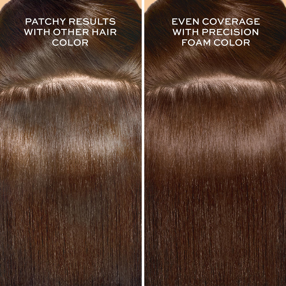 John Frieda Precision Foam Color foam texture for even saturation and no-drip use.