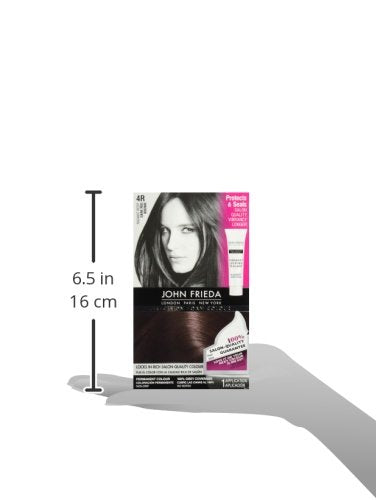 John Frieda Precision Foam Colour 4R packaging highlights kit contents