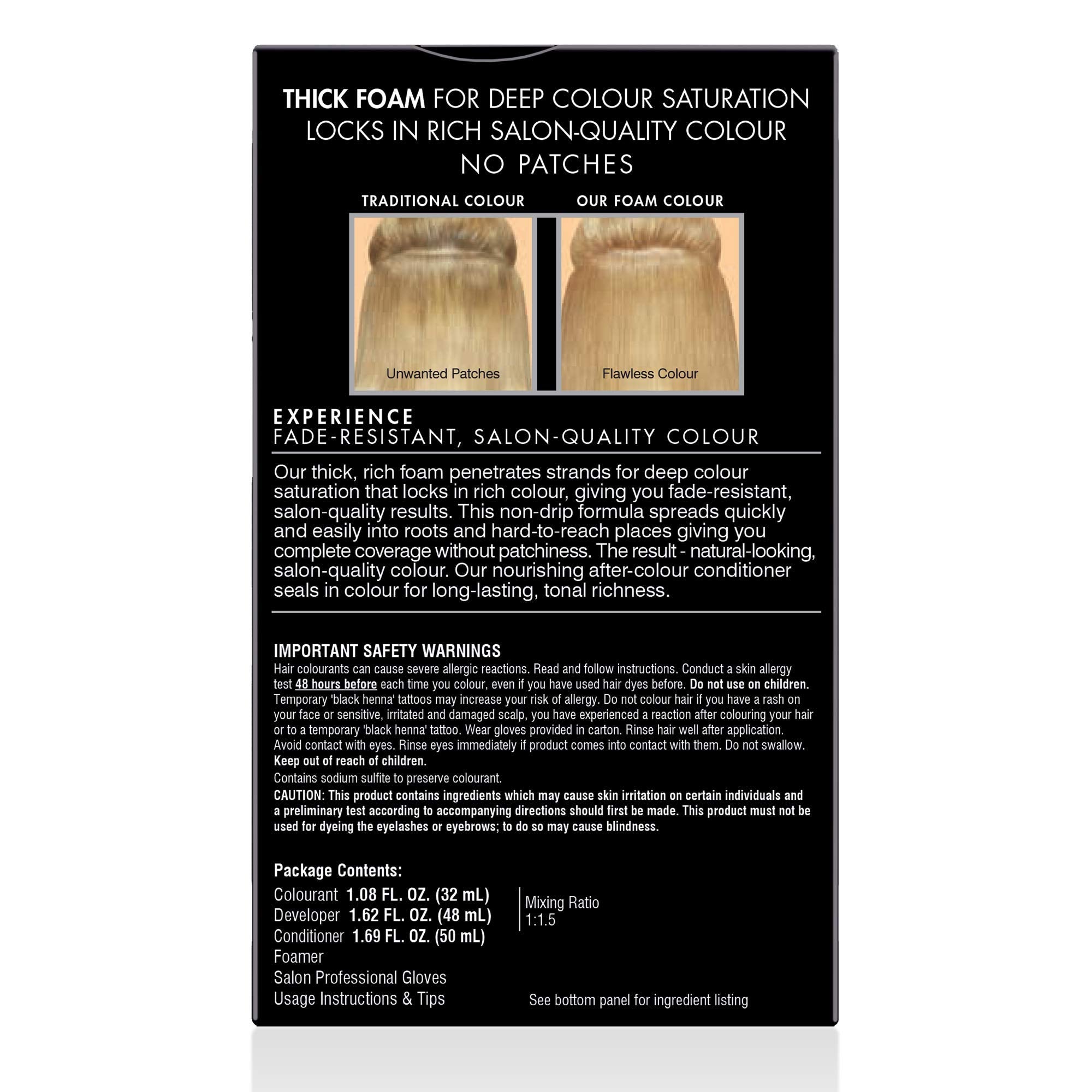 Instruction card from the kit guides step-by-step application