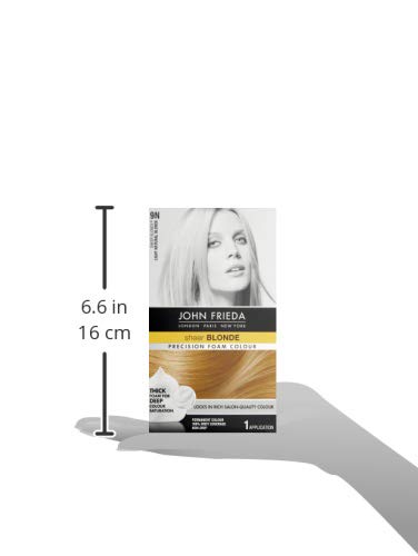 Shade swatches show the neutral light blonde 9N tone