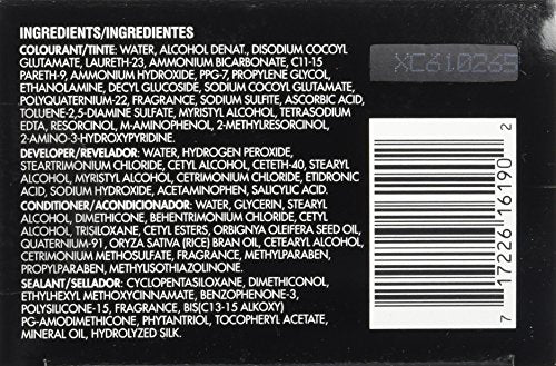 John Frieda hair after-color close-up showing natural shine