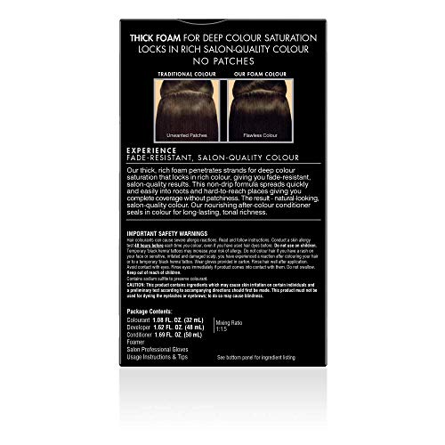 John Frieda Precision Foam Colour developer bottle used with non-drip foam for even roots