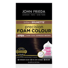 John Frieda Precision Foam Colour dark cool espresso brown foam bottle for rich coverage