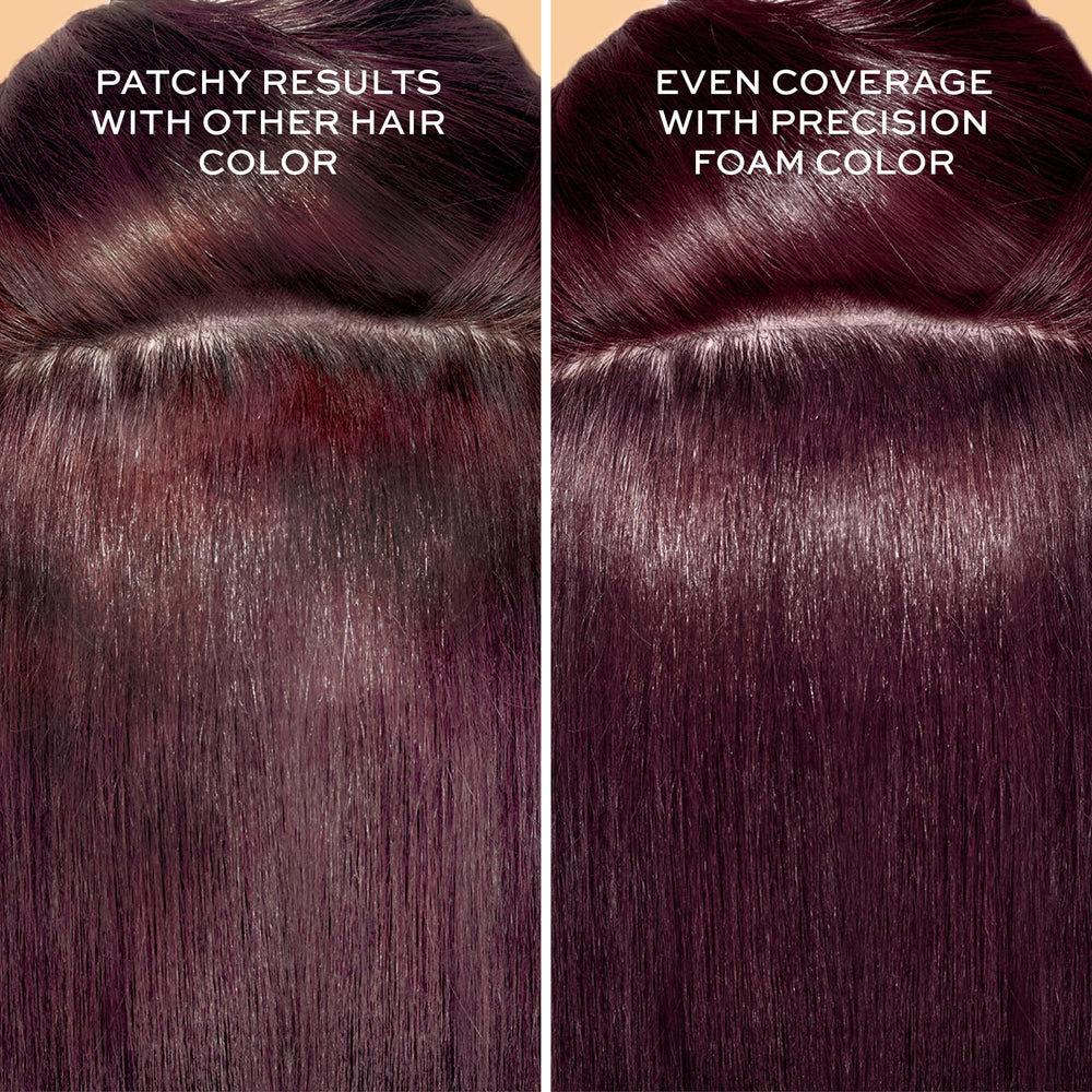 John Frieda Precision Foam Colour kit packaging showing two-session availability.