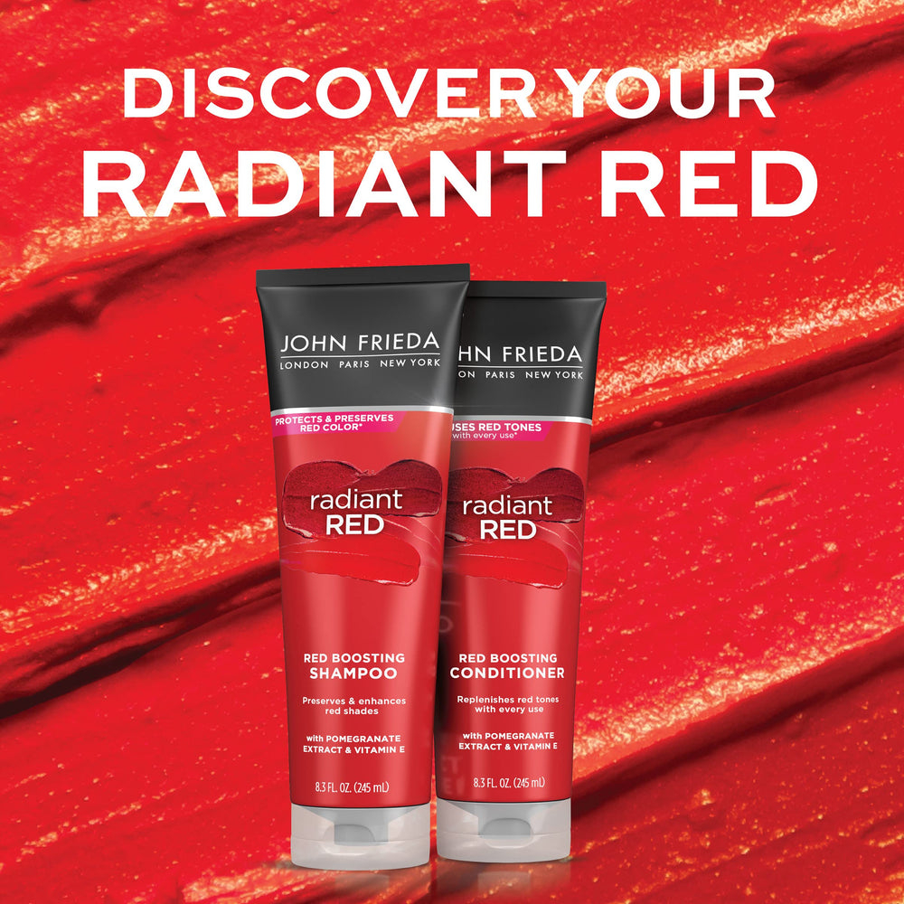 Protección de color visible en mechones con Radiant Red