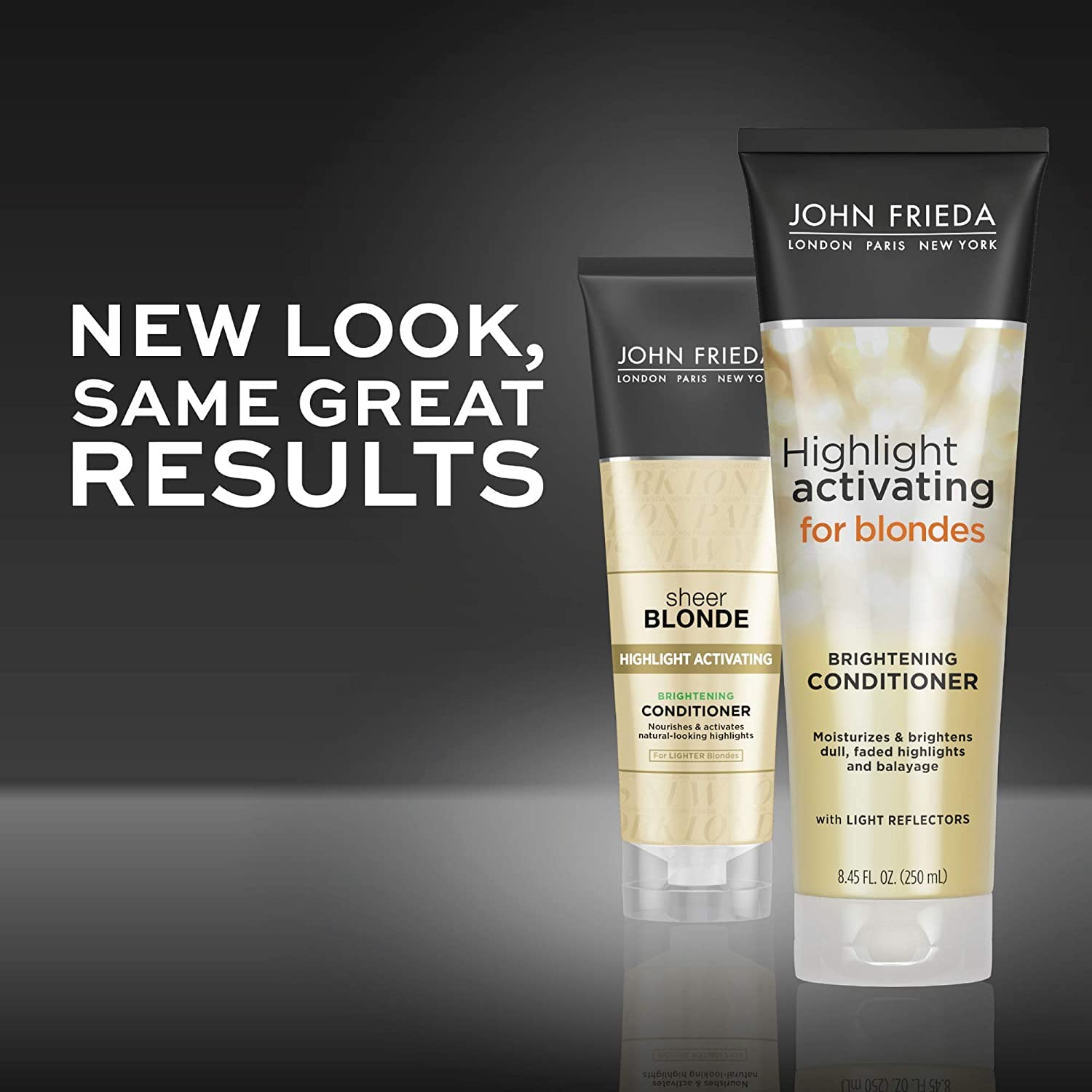 John Frieda Sheer Blonde envase de 9.8 onzas para uso diario.