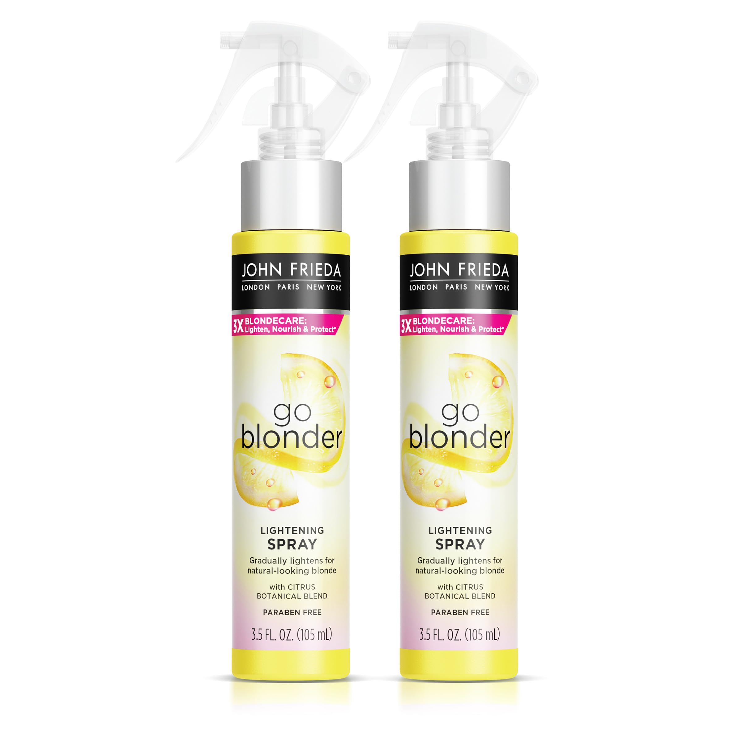 John Frieda Spray Aclarador: botella lista para aclarar el rubio de forma gradual.