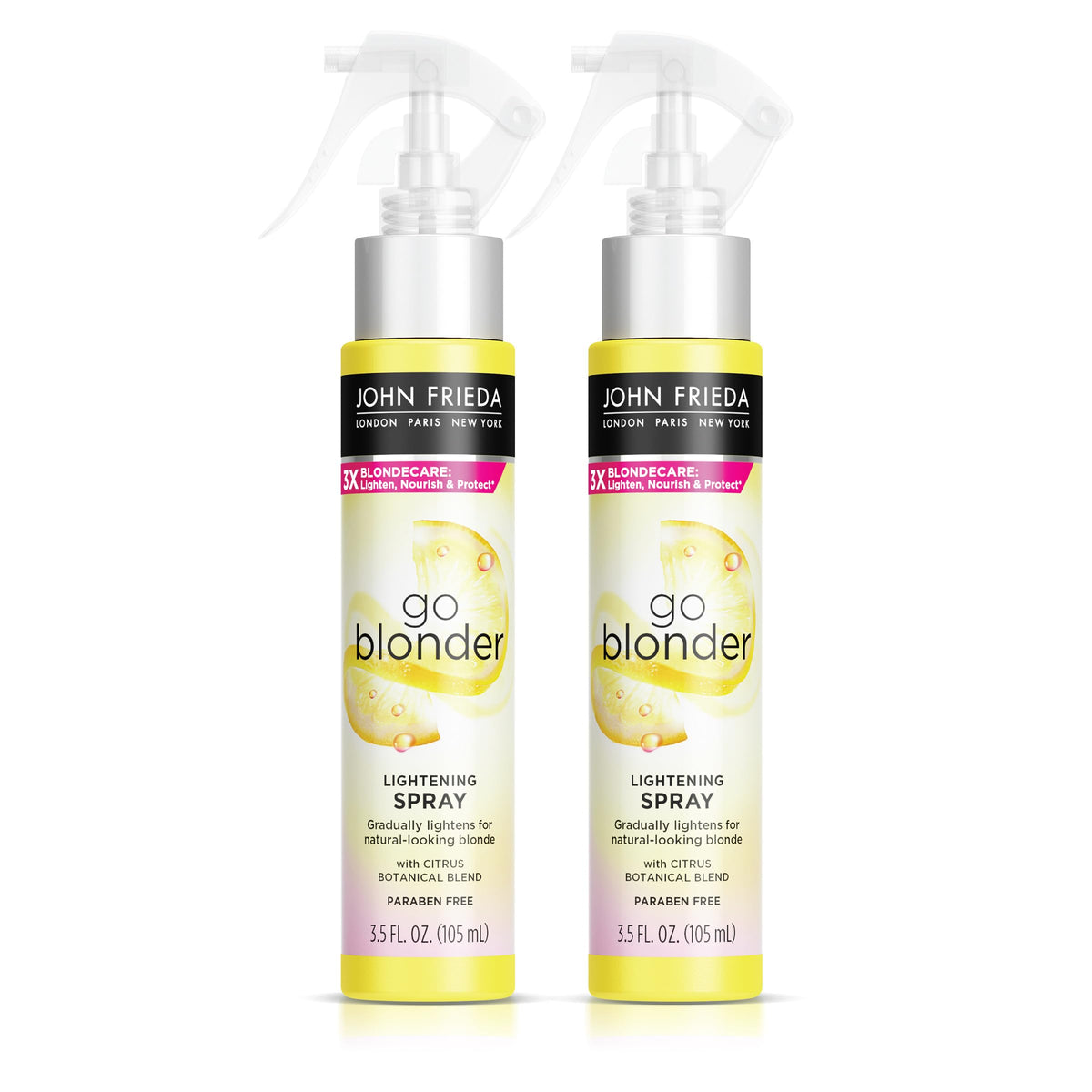 John Frieda Spray Aclarador: botella lista para aclarar el rubio de forma gradual.