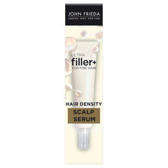 Serum ULTRAfiller de John Frieda en botella facilita raíces sanas.