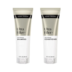 John Frieda ULTRAfiller+ Champú: botella con volumen visible para cabello fino.