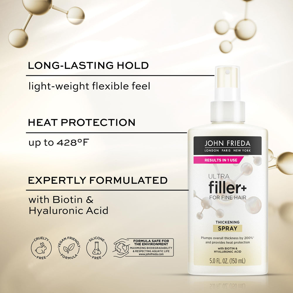 John Frieda Ultrafiller+ protección contra calor durante el peinado