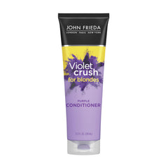 John Frieda Violet Crush Condicionador botella: hidratación profunda para rubios.