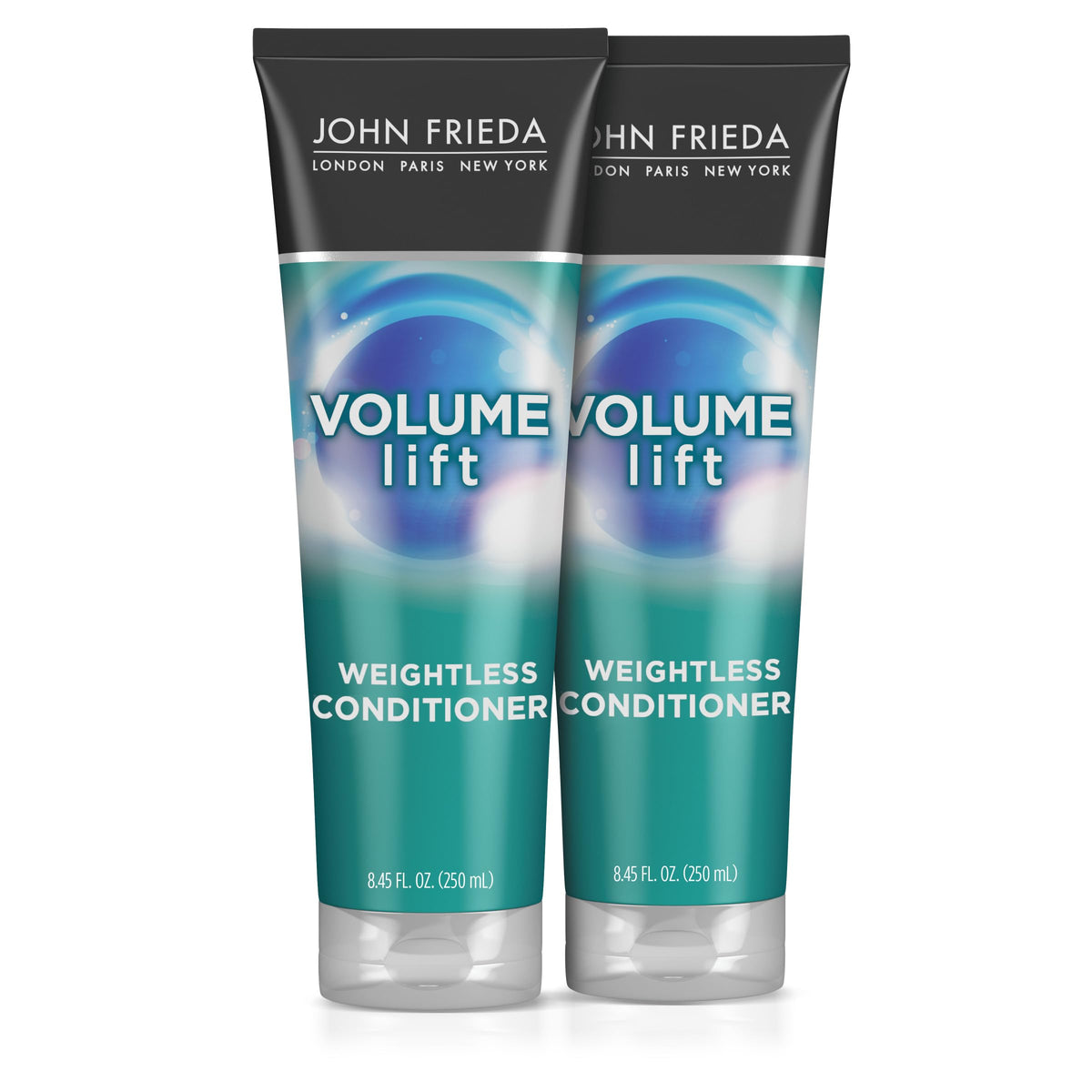 John Frieda Volume Lift: botella de acondicionador que aporta cuerpo sin peso.