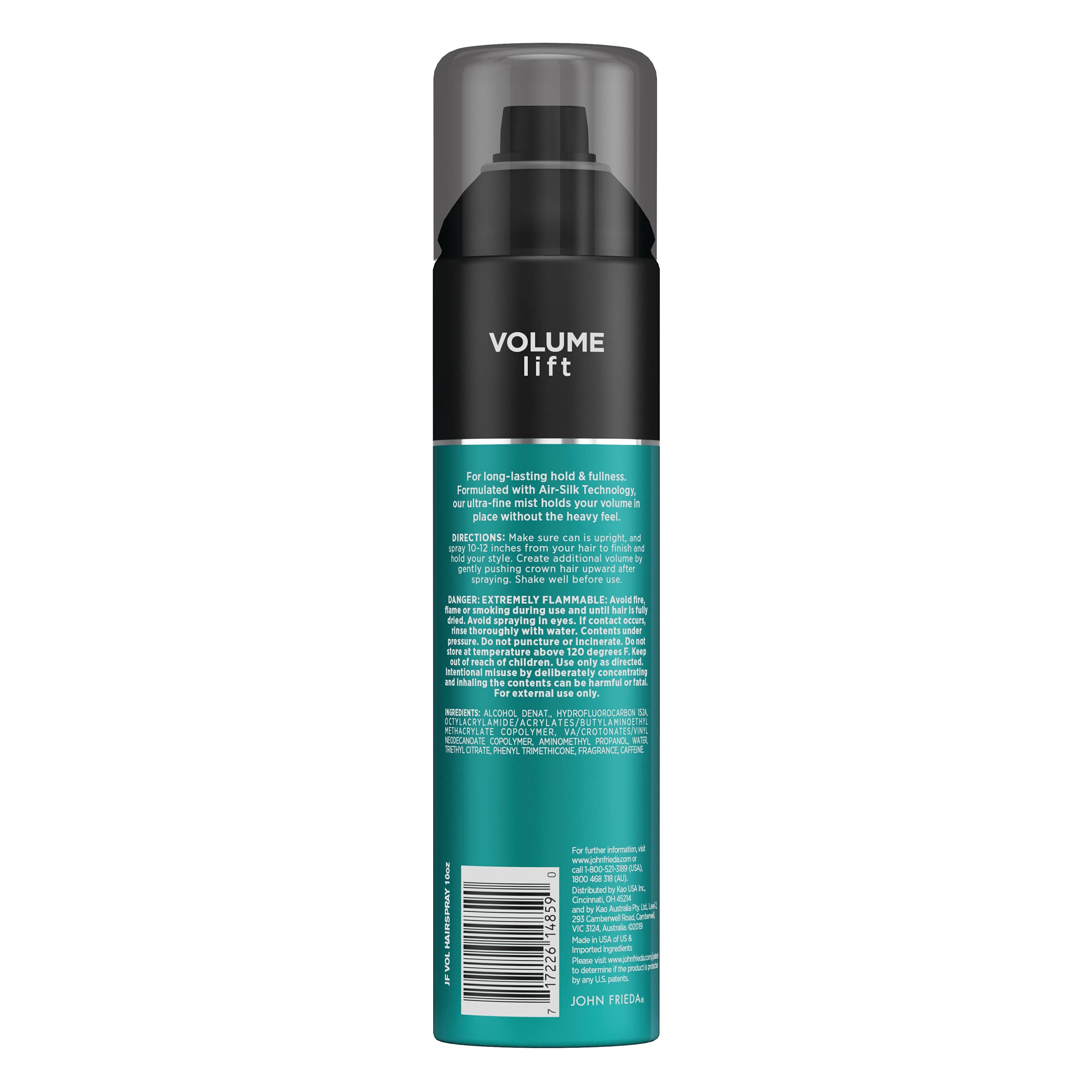 Acabado natural y sin sensación pegajosa gracias a Volume Lift de John Frieda.