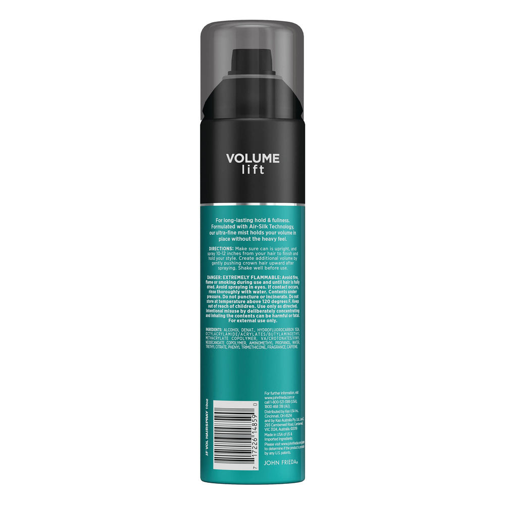 John Frieda Volume Lift: fórmula libre de crueldad y sin ftalatos para cabello saludable