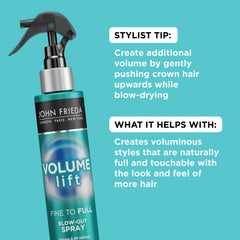 John Frieda Volume Lift: volumen en la raíz para cabello fino con tecnología Air-Silk
