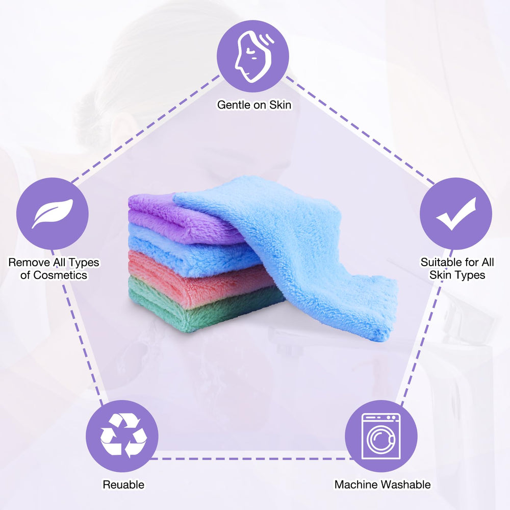 JOHOKAKITI: toallas reutilizables coral velvet, lavables para ahorro y cuidado del planeta.