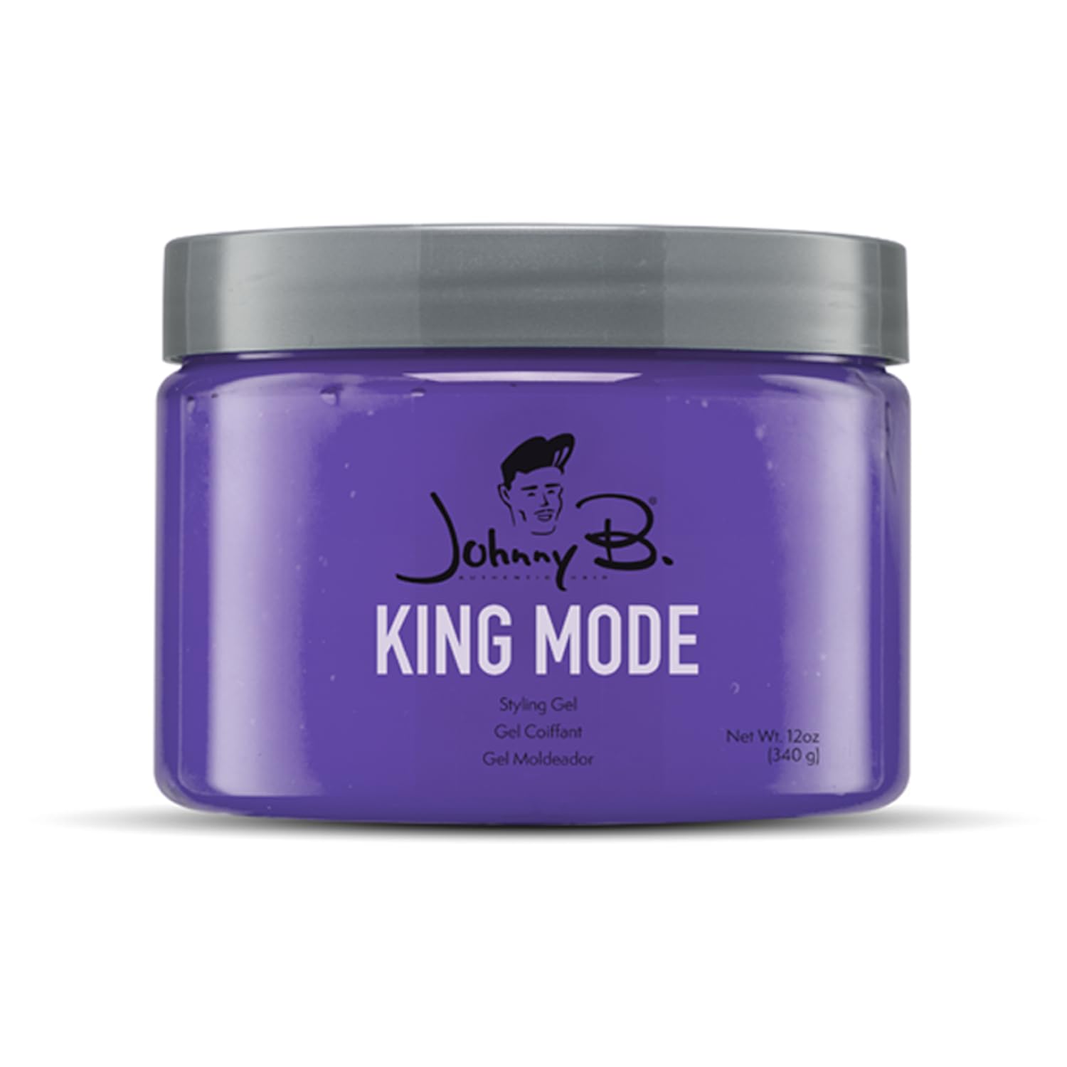 johnny-b king mode gel textura densa que controla cabellos gruesos.