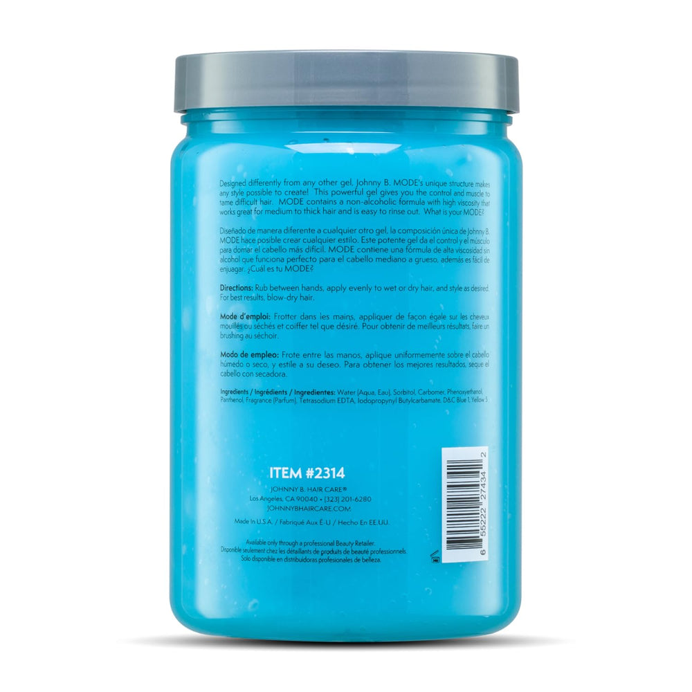 JOHNNY B. Mode high-viscosity formula adds substance without stiffness.