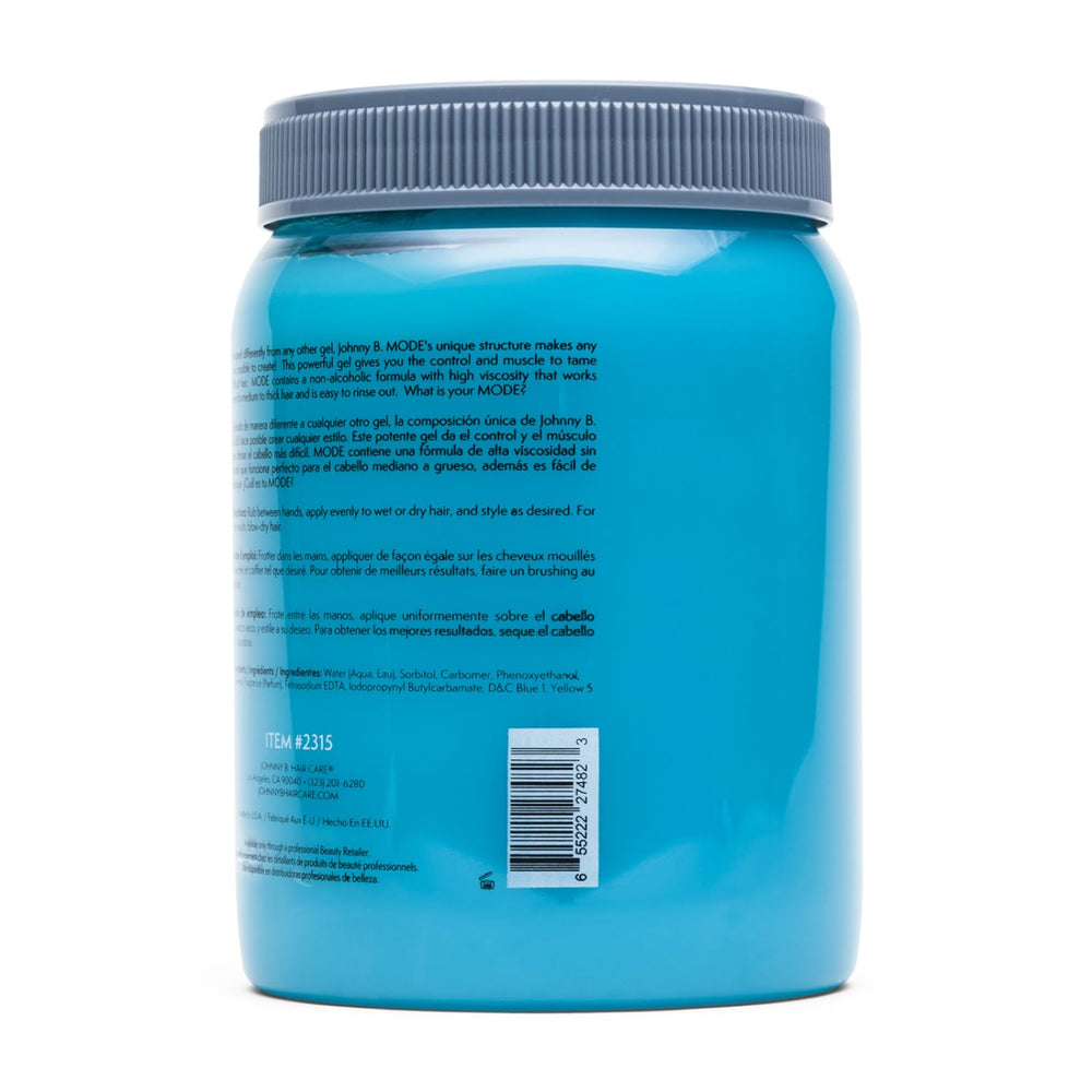JOHNNY B. Mode texture swatch demonstrating high viscosity for controlled styling