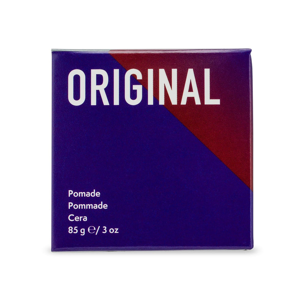 JOHNNY B. Original Pomade, aceite-base que aporta brillo y definición.