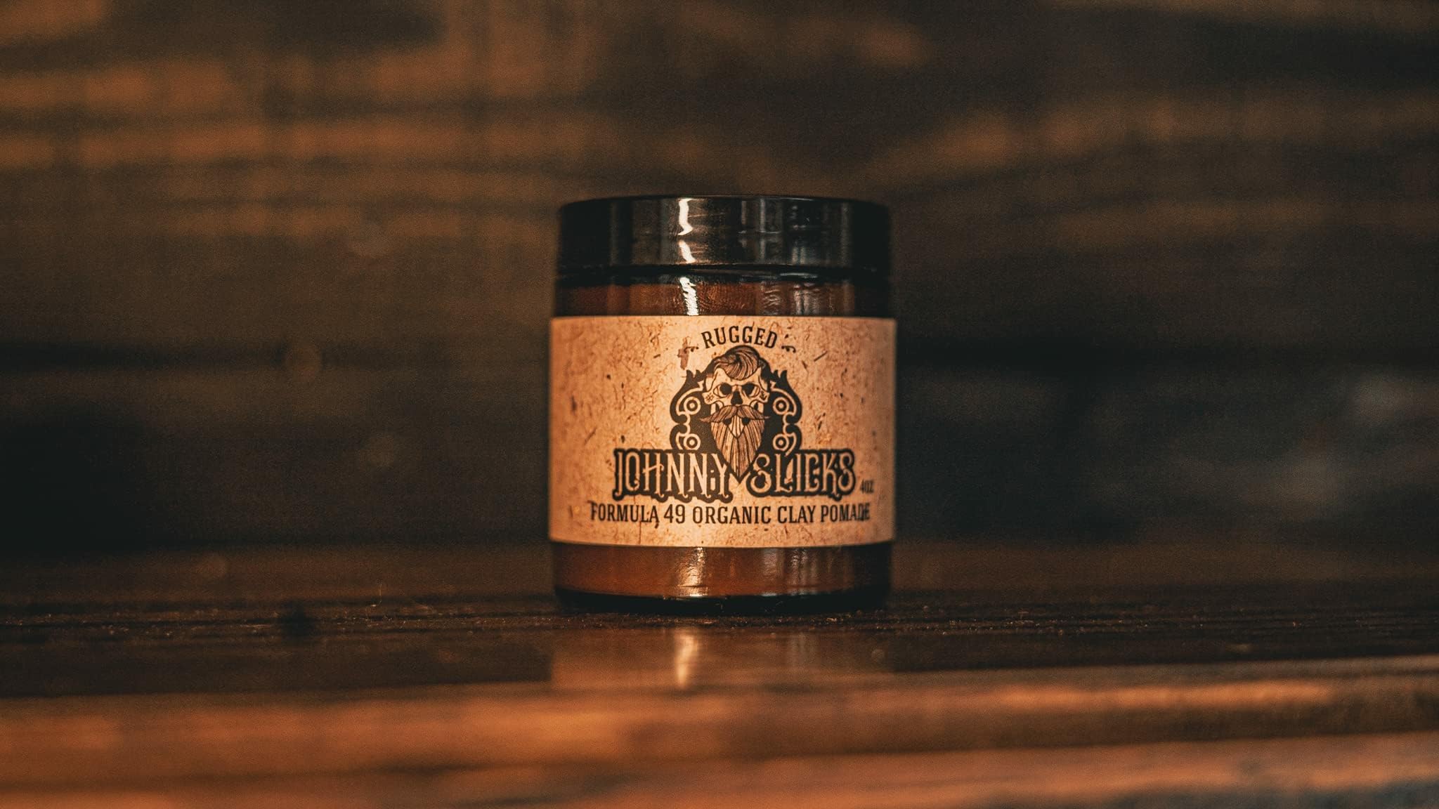 Johnny Slicks Formula 49 clay made in USA supports local craftsmanship and quality control.