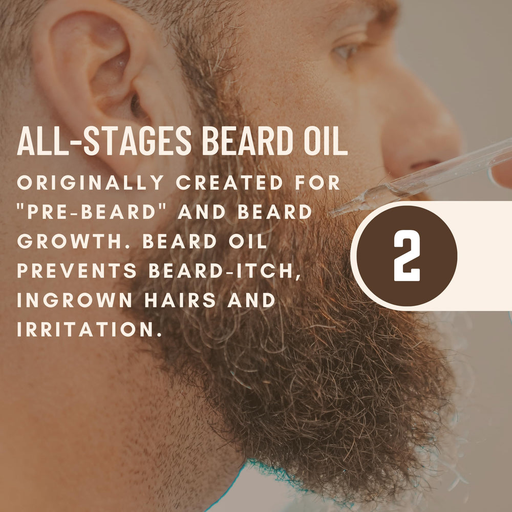 Johnny Slicks organic beard oil label notes USA-made craftsmanship