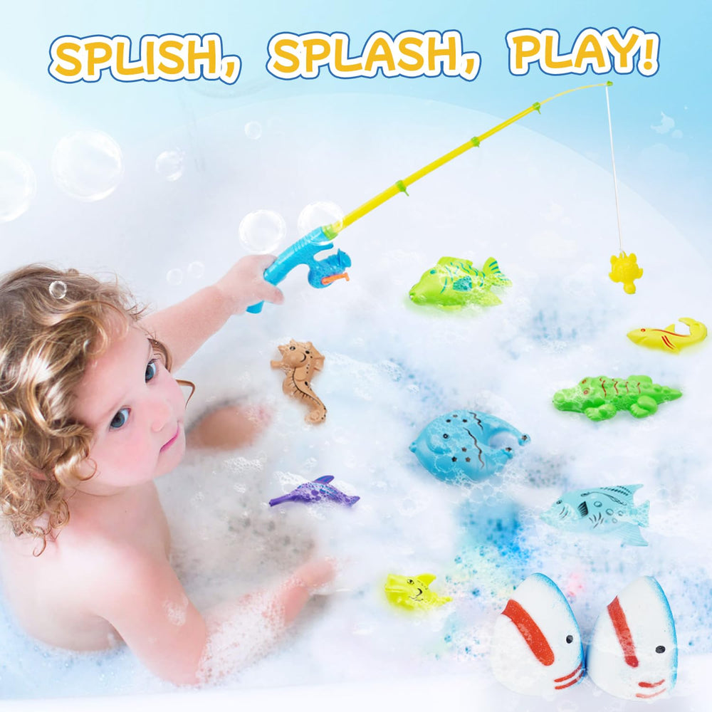 Juguetes de pesca sorpresa de nueve piezas JOI MEW