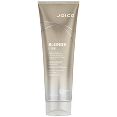Joico Blonde Life Brightening Conditioner bottle front with premium finish for blonde hydration.