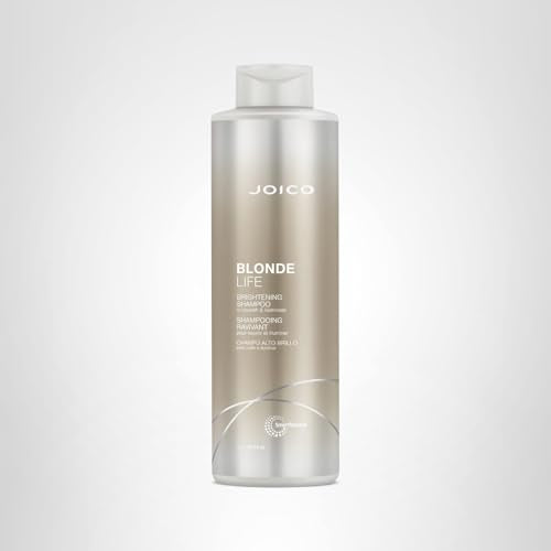 Joico Blonde Life Brightening Shampoo lifestyle shot hints at salon-like shine at home