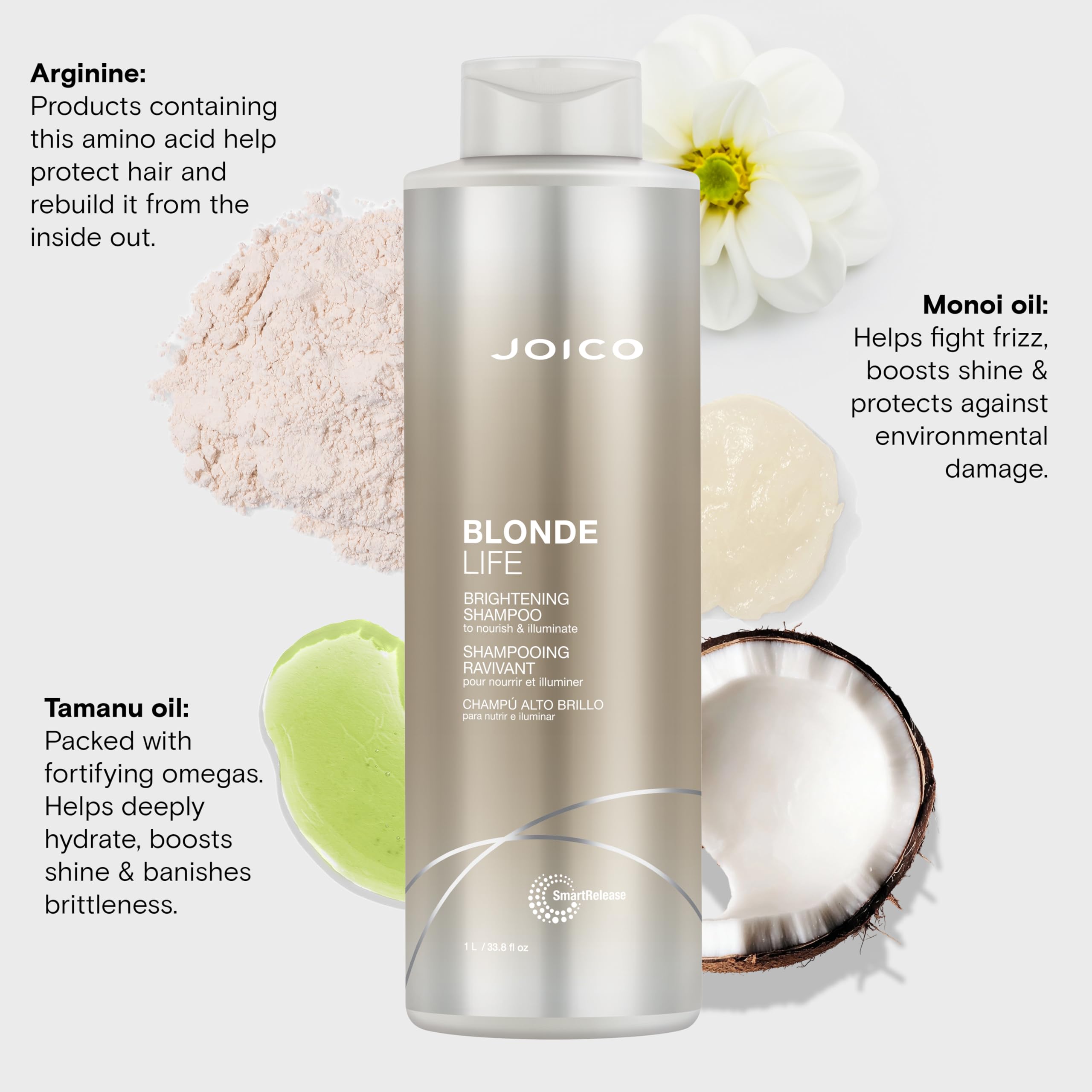 Joico Blonde Life Brightening Shampoo soft strands hint at easier combing