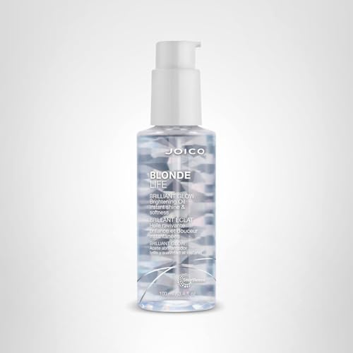 Joico Blonde Life Brilliant Glow Oil packaging communicates premium care.