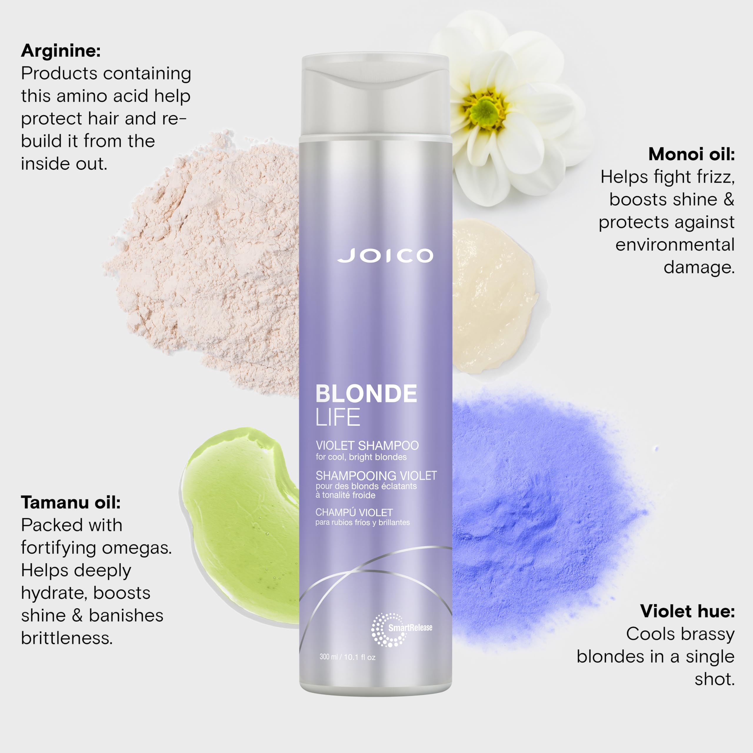 Joico Blonde Life Violet Shampoo brassy neutralization supports cooler blonde tones