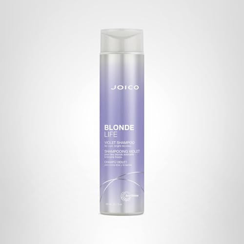 Joico Blonde Life Violet Shampoo after use glow and enhanced cool shine on hair
